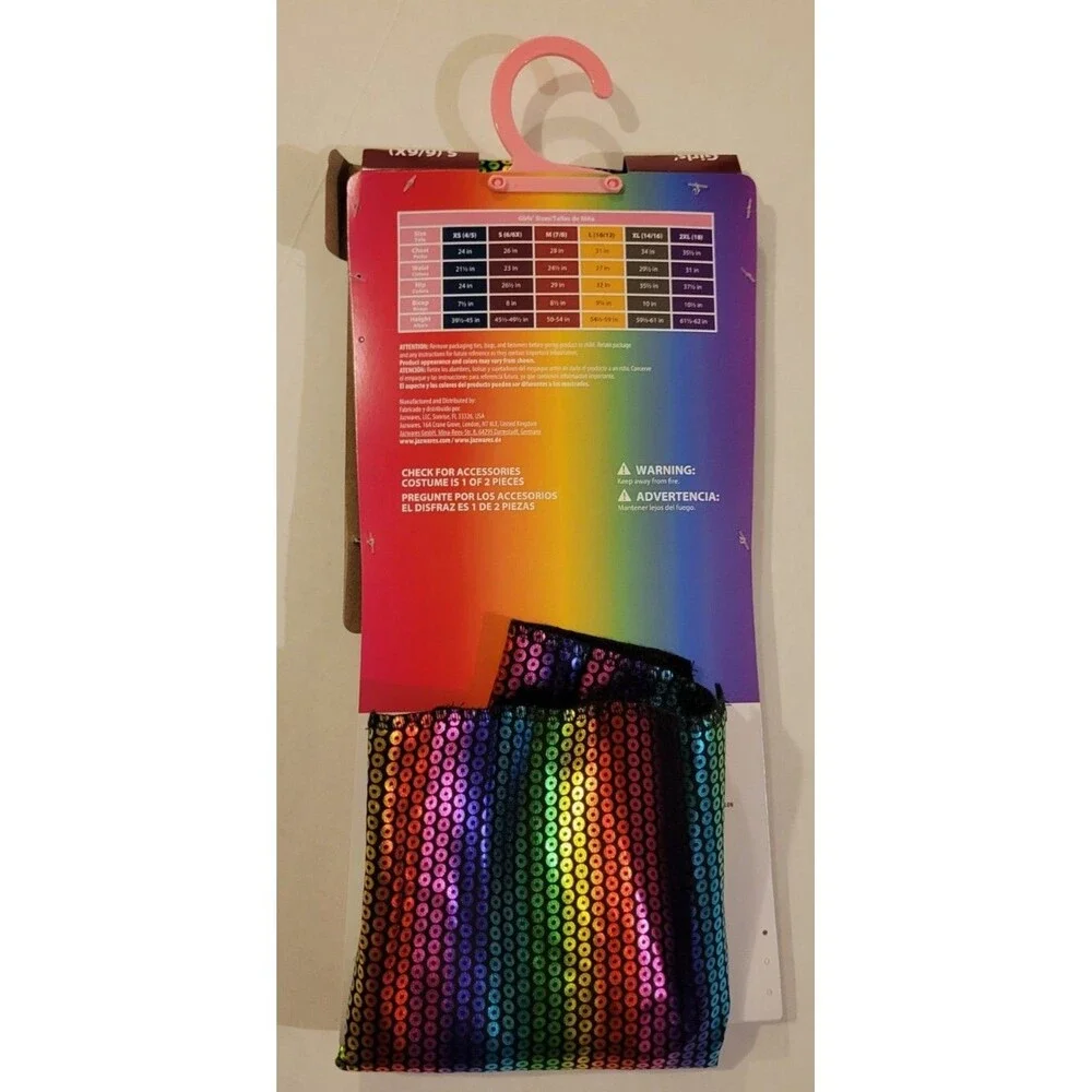 Rainbow High Amaya Raine Girls Halloween Costume Size S 6/6X